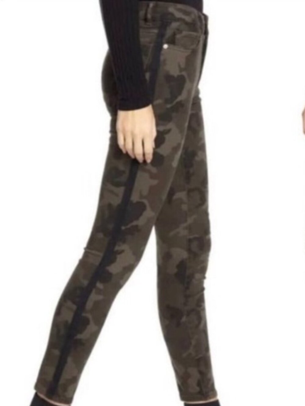 DL1961 Florence Skinny Midrise Instasculpt Camo 26 NWT